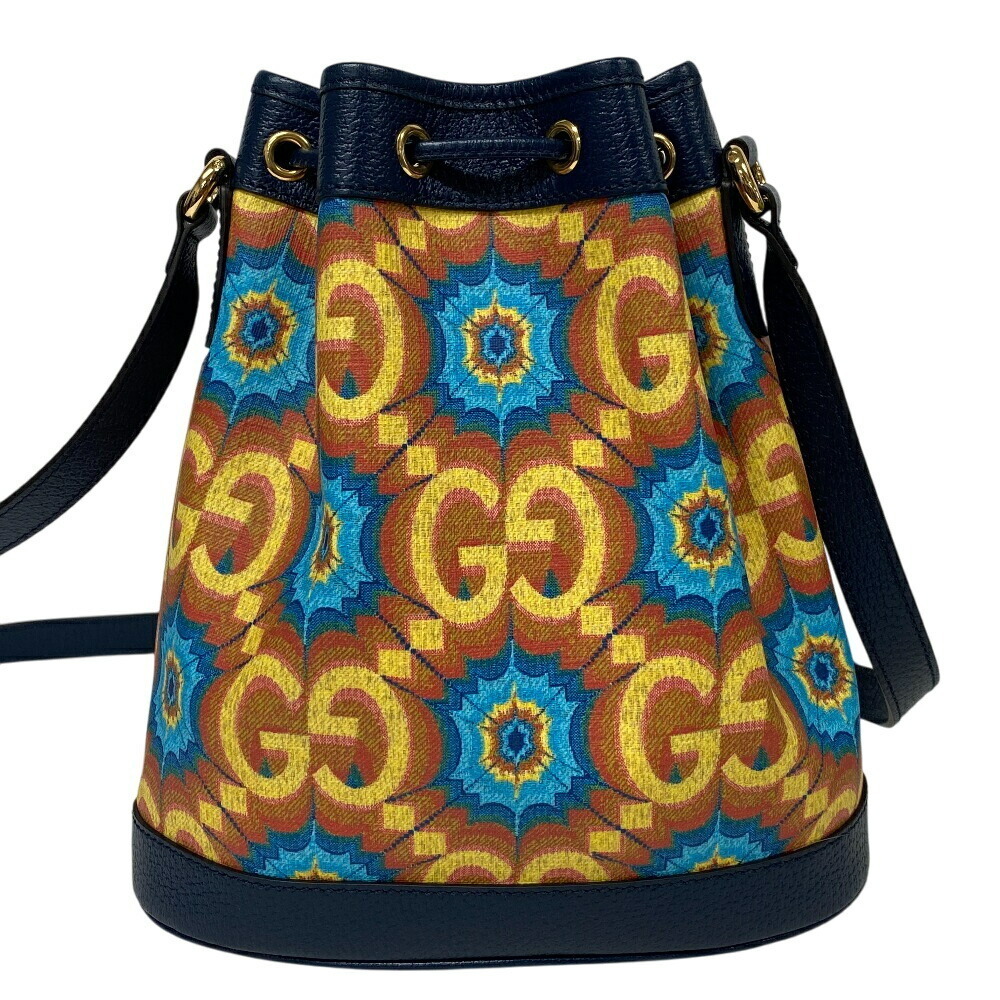 Gucci Annivery GG Kaleidoscope Shoulder Bag crossbody the yellow